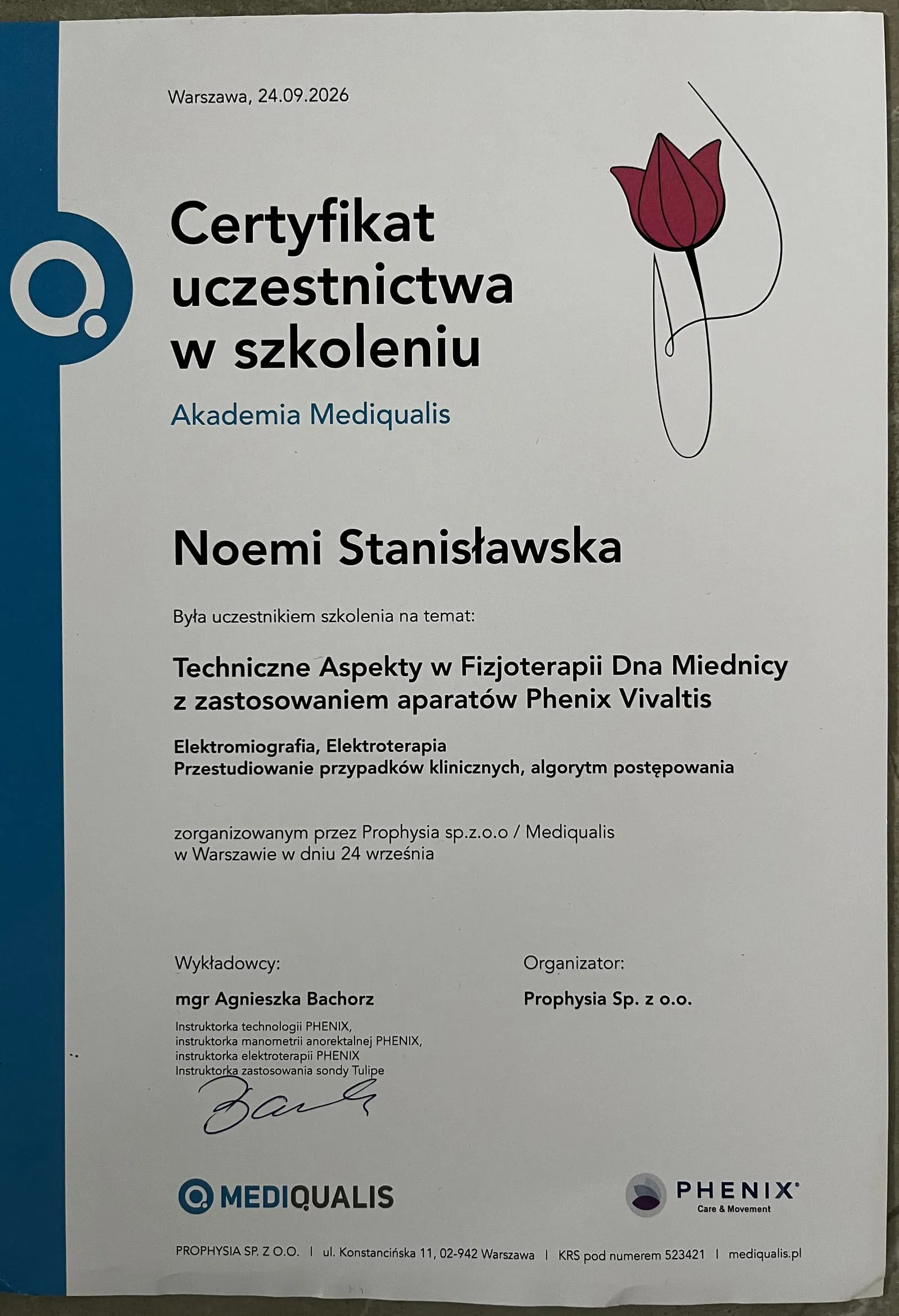 Techniczne aspekty w fizjoterapii dna miednicy - aparaty Phenix Vivaltis